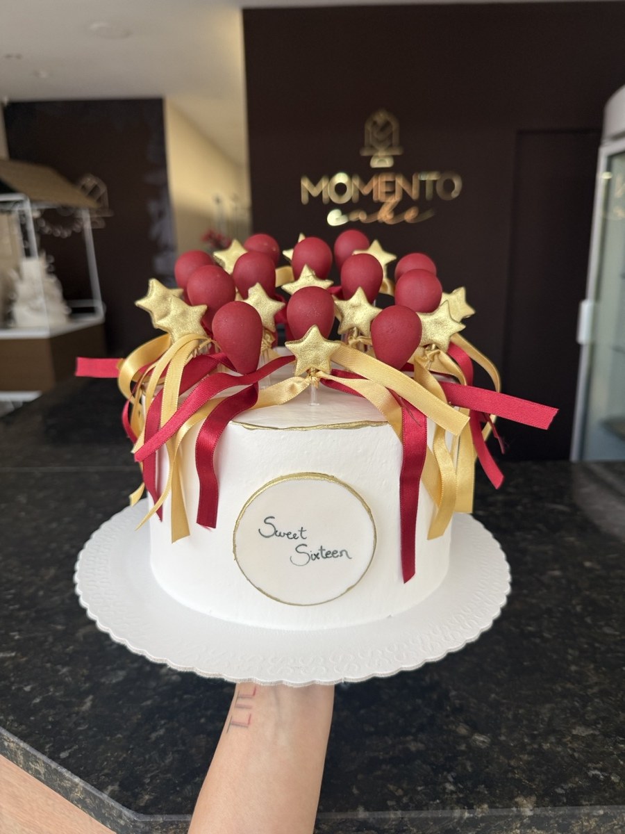 Balloon Cake — chantininho e pasta americana