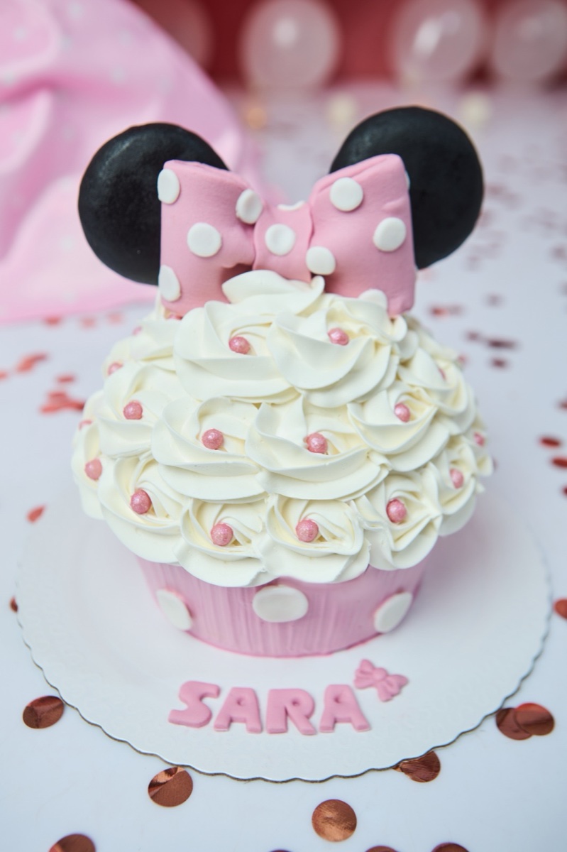 Smash the cake decorado para ensaio de 1 ano