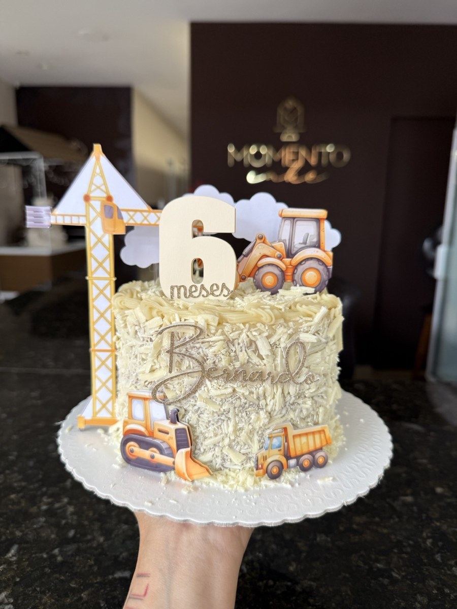 Tradicional com topper impresso